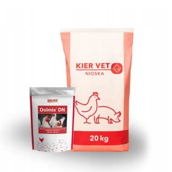 KIERVET Pasza Nioska Granulowana 20 kg + Dolfos Dolmix DN 2,5kg