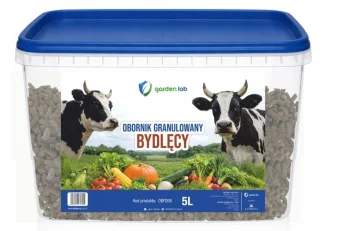 Obornik granulowany bydlęcy 5 L - naturalny nawóz