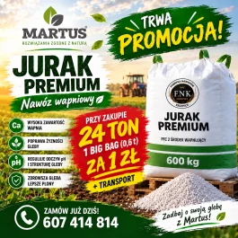 Wapno granulowane bez magnezu Jurak Premium