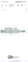 Granit Łącznik Górny Hydrauliczny Dwustronny