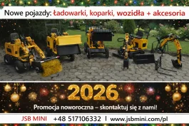 Ładowarka Koparka Wozidło - NOWE 2025 - Prosto od Producenta JSB POLSKA -