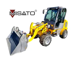 Misato MINI 780 ładowarka 1000kg Klimatyzacja łyżka 4w1 + widły