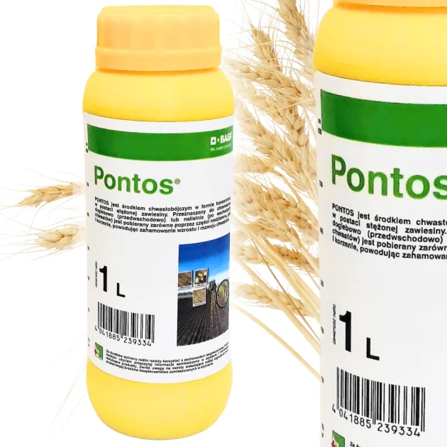 Środek na chwasty PONTOS 1L skuteczny jesienny oprysk herbicyd zboże ozime