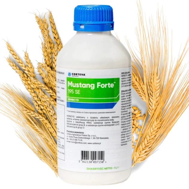 Środek na chwasty MUSTANG FORTE 195 SE 1L Herbicyd selektywny do zbóż