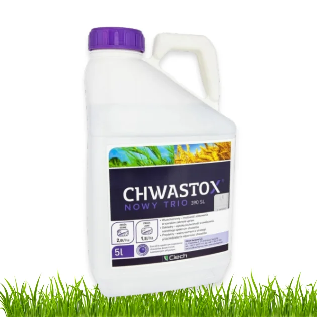 CHWASTOX NOWY TRIO 390 SL 5L ŚRODEK NA CHWASTY W ZBOŻACH CHABER KOMOSA MAK