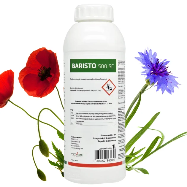 Środek na chwasty BARISTO 500 SC 1L herbicyd napropamid rzepak kapusta