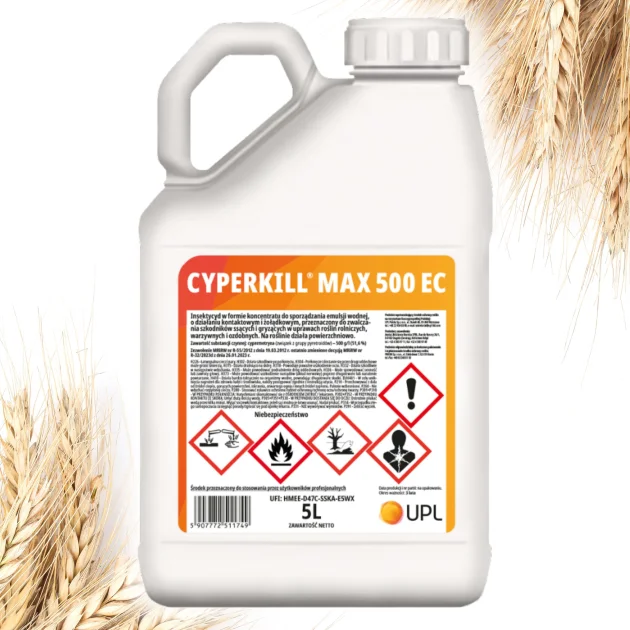 Środek owadobójczy CYPERKILL MAX 500 EC 5L Insektycyd cypermetryna