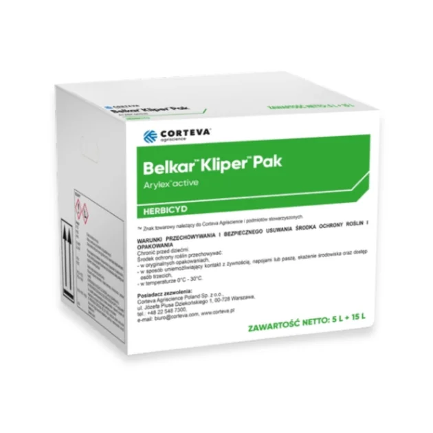 BELKAR PAK Belkar 5L+Kliper 3x5L na 20HA herbicyd środek na chwasty jesień