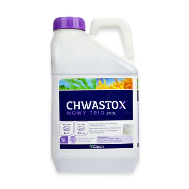 CHWASTOX NOWY TRIO 390 SL 5L ŚRODEK NA CHWASTY W ZBOŻACH CHABER KOMOSA MAK