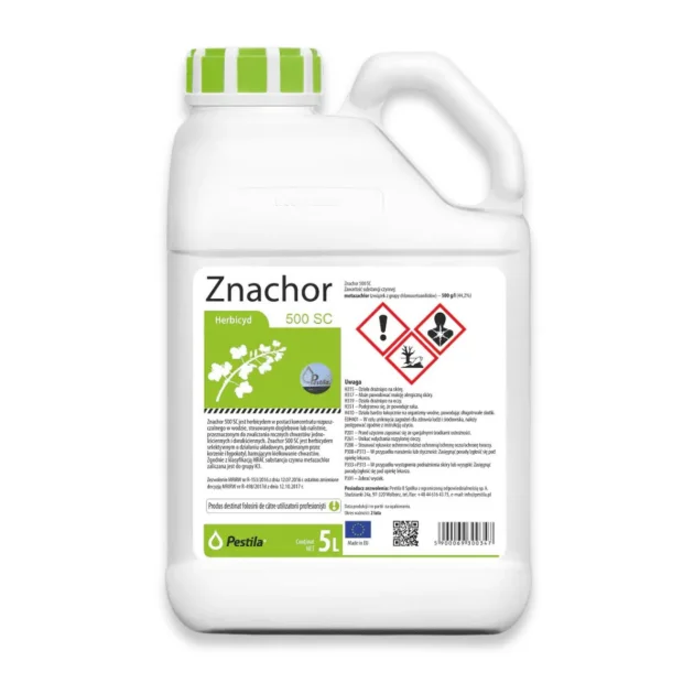 ZNACHOR 500 SC 5L KONCENTRAT HERBICYD ŚRODEK NA CHWASTY RZEPAK OZIMY