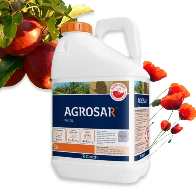 AGROSAR 360 SL 5L HERBICYD Środek na chwasty Chwasty jedno dwuliścienne