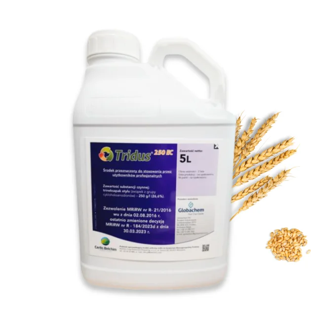 TRIDUS 250 EC 5L Koncentrat Regulator wzrostu pszenica ozima jęczmień ozimy