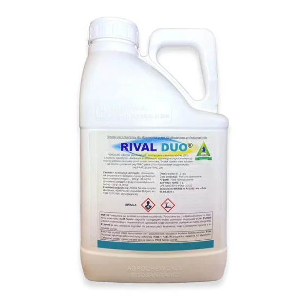 RIVAL DUO 5L oprysk na zarazę ziemniaka fungicyd koncentrat grzybobójczy