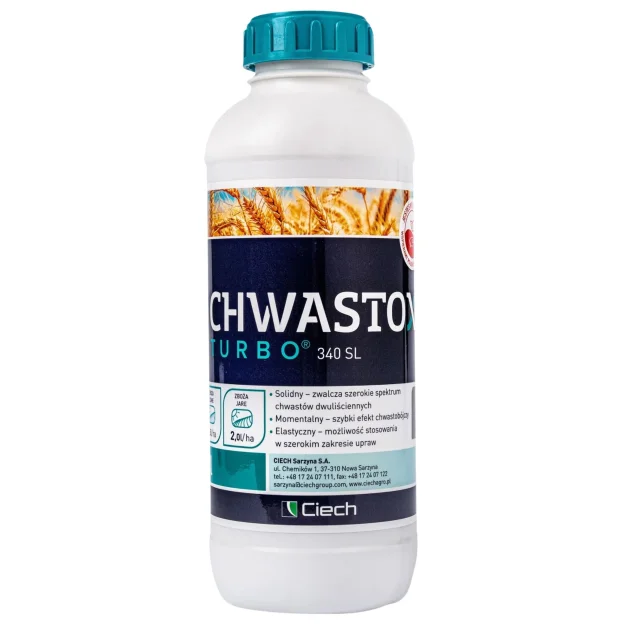 Środek na chwasty CHWASTOX TURBO 340 SL 1L Herbicyd jesienny zboża ozime