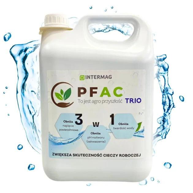 Kondycjoner wody adiuwant PFAC-TRIO 5L 3w1 obniża ph i twardość wody