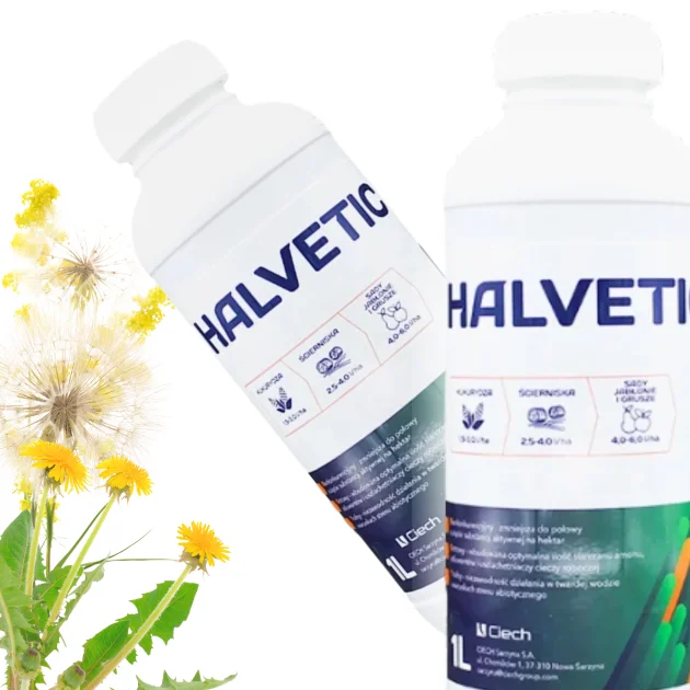 Środek na chwasty HALVETIC 180SL 1L Totalny Mocny Silny Glifosad Herbicyd