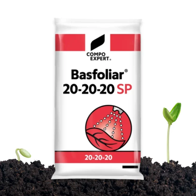 BASFOLIAR SP 20-20-20 COMPO 25KG NAWÓZ ROZPUSZCZALNY W WODZIE DOLISTNY