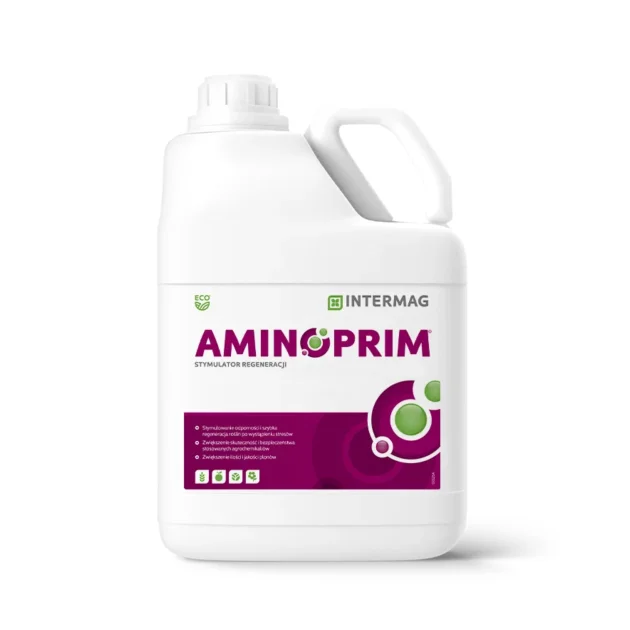 AMINOPRIM 5L Nawóz dolistny Aminokwasy Stymulator wzrostu roślin