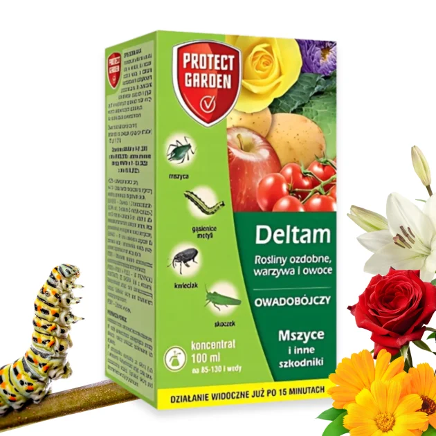 Środek na owady DELTAM 100 ml koncentrat rośliny ozdobne warzywa owoce