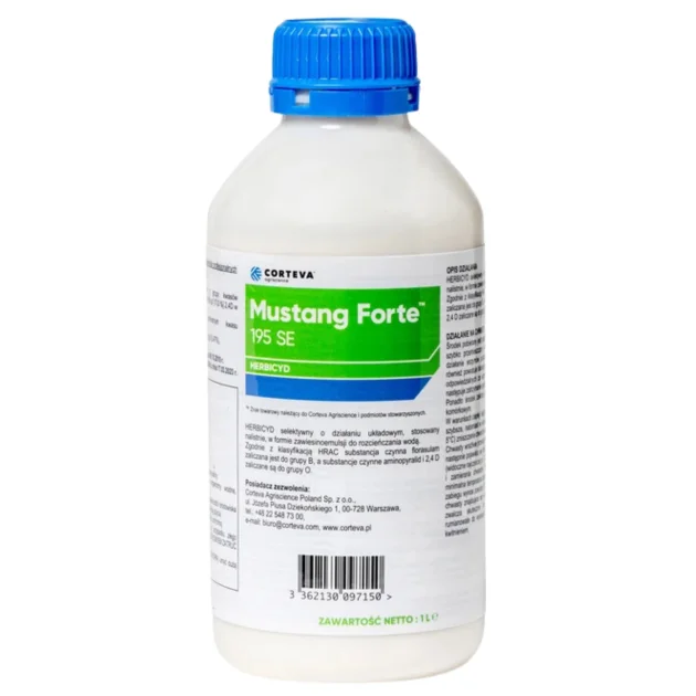 Środek na chwasty MUSTANG FORTE 195 SE 1L Herbicyd selektywny do zbóż