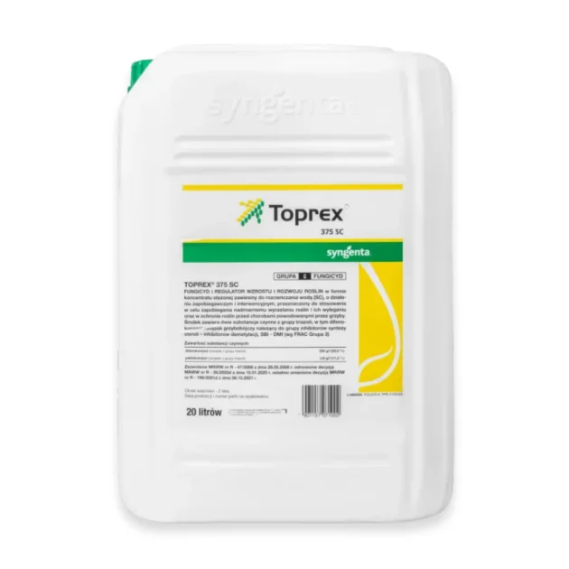 Środek grzybobójczy TOPREX 375 SC 20L fungicyd regulator wzrostu rzepak