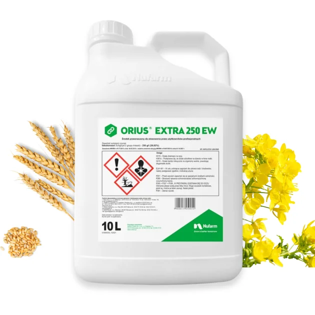 ORIUS EXTRA 250 EW 10L TEBUKONAZOL FUNGICYD ŚRODEK GRZYBOBÓJCZY EMULSJA