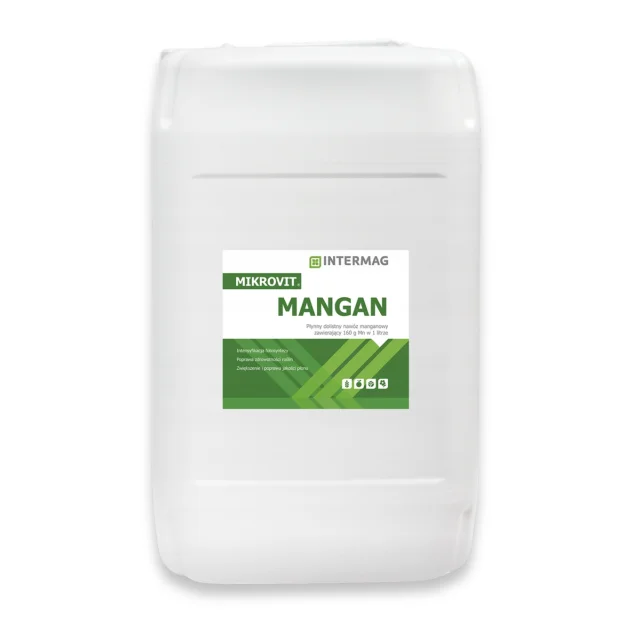 MIKROVIT MANGAN 20L PŁYNNY NAWÓZ ZWIĘKSZA PLONY PSZENICA JĘCZMIEŃ