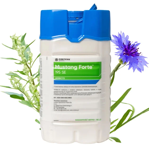 Środek na chwasty MUSTANG FORTE 195 SE 15L Herbicyd selektywny do zbóż