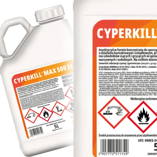 Środek owadobójczy CYPERKILL MAX 500 EC 5L Insektycyd cypermetryna