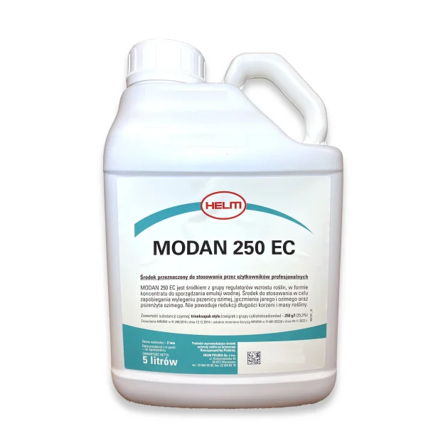 MODAN 250 EC 5L KONCENTRAT REGULATOR WZROSTU ROŚLIN PSZENICA PSZENŻYTO