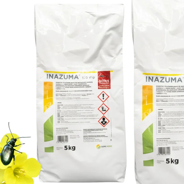 Środek owadobójczy INAZUMA 130 WG 5KG Insektycyd na pchełkę rzepakową