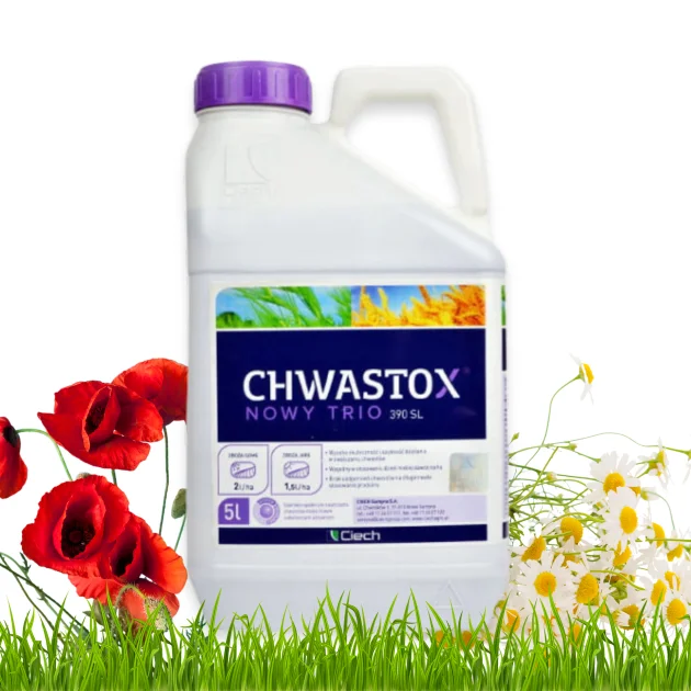 CHWASTOX NOWY TRIO 390 SL 5L ŚRODEK NA CHWASTY W ZBOŻACH CHABER KOMOSA MAK