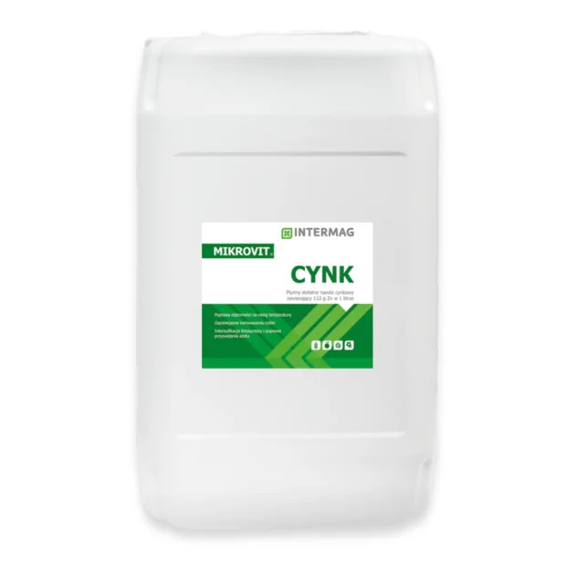 MIKROVIT CYNK 20L SKONCENTROWANY PŁYNNY NAWÓZ ZWIĘKSZA PLONY KUKURYDZA