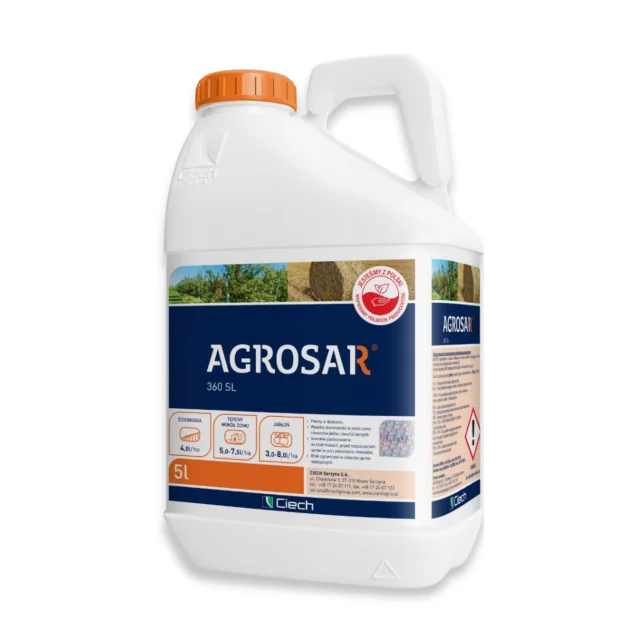 AGROSAR 360 SL 5L HERBICYD Środek na chwasty Chwasty jedno dwuliścienne