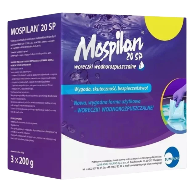MOSPILAN 20 SP 600G PAK 3x200G ŚRODEK OWADOBÓJCZY GRATIS PREZENT RĘKAWICE