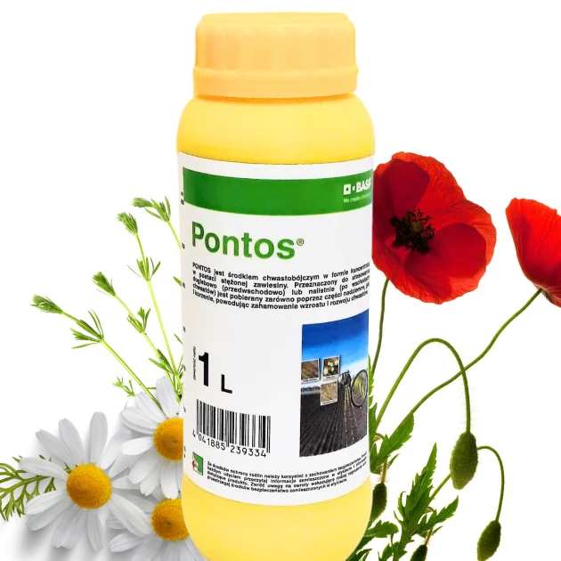 Środek na chwasty PONTOS 1L skuteczny jesienny oprysk herbicyd zboże ozime