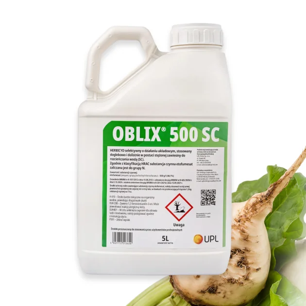 OBLIX 500 SC 5L HERBICYD SELEKTYWNY OPRYSK ŚRODEK NA CHWASTY W BURAKACH