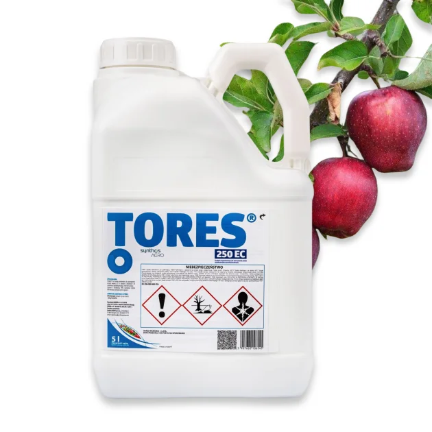 TORES 250 EC 5L FUNGICYD KONCENTRAT ŚRODEK GRZYBOBÓJCZY JABŁOŃ