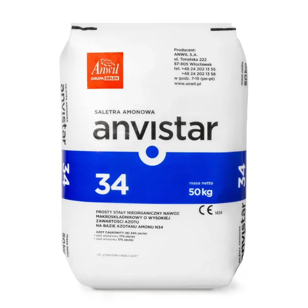 ANVISTAR saletra amonowa  34%N  50 kg