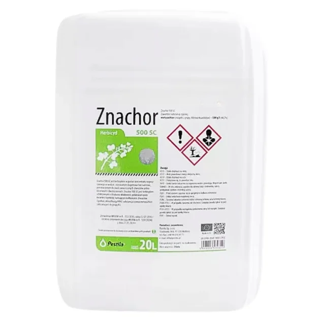 Środek na chwasty ZNACHOR 500 SC 20L herbicyd jesienny metazachlor rzepak