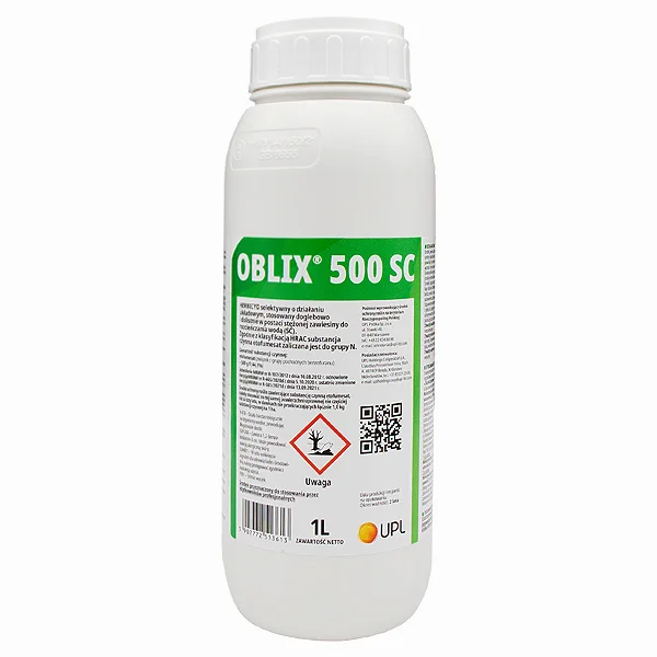 OBLIX 500 SC 1L HERBICYD SELEKTYWNY OPRYSK ŚRODEK NA CHWASTY W BURAKACH