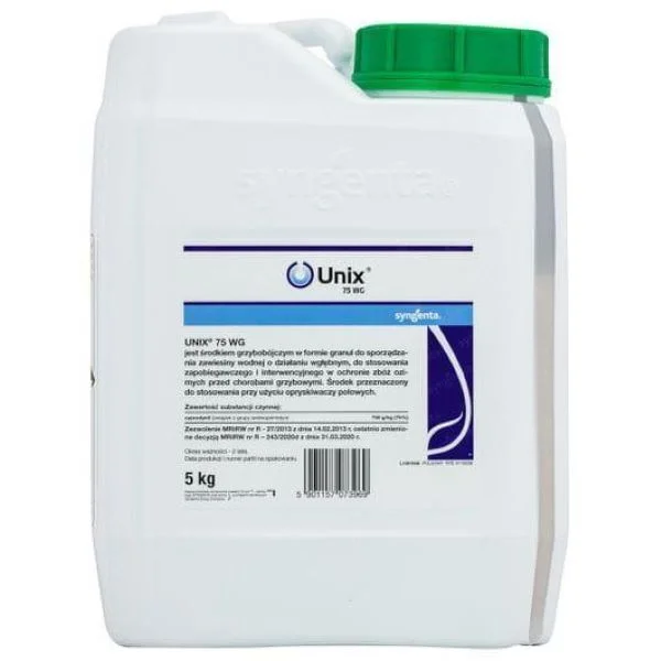 Środek grzybobójczy UNIX 75 WG 5kg fungicyd uprawa pszenicy i jęczmienia