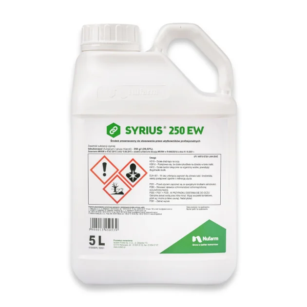 SYRIUS 250 EW 5L EMULSJA TEBUKONAZOL ŚRODEK GRZYBOBÓJCZY PSZENICA RZEPAK