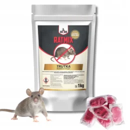 Skudo Ratmix 1 kg łososiowy - pasta na myszy i szczury brodifakum