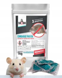 Skudo Combarat pasta 1 kg - trutka na myszy i szczury difenakum